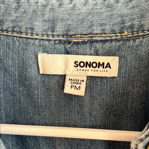 Sonoma Chambray Shirt Dress - Picture 3 of 4